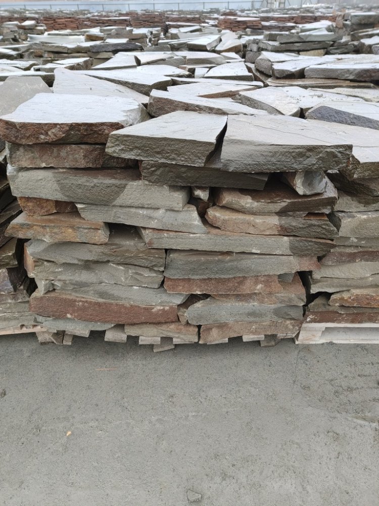 Плитняк песчаник серо-зелёный для мощения 60-65 мм купить в Ишиме