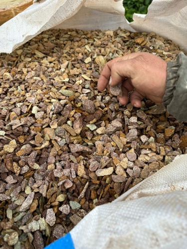 Златолит персиковый декоративная каменная крошка купить в Ишиме