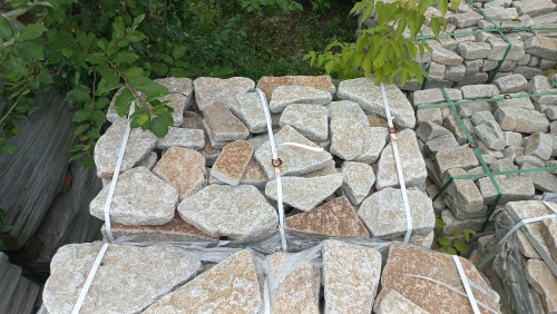 Гранитный плитняк галтованный для парковки купить в Ишиме