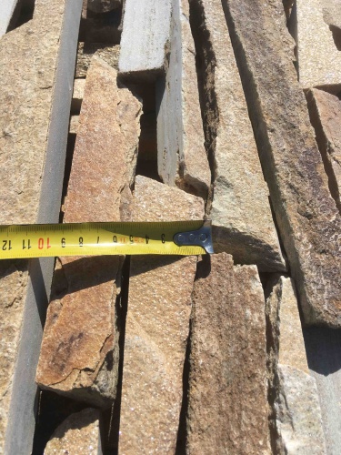 Горбушка златолит золотистый для облицовки купить в Ишиме