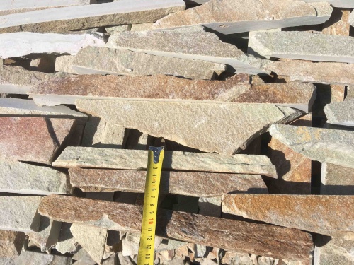 Горбушка златолит золотистый для облицовки купить в Ишиме