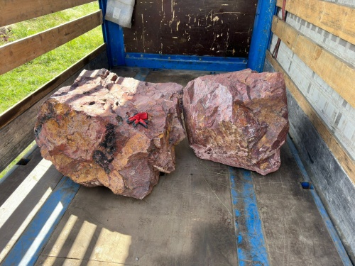 Ландшафтные глыбы красно-фиолетовые 200-1000 килограмм купить в Ишиме