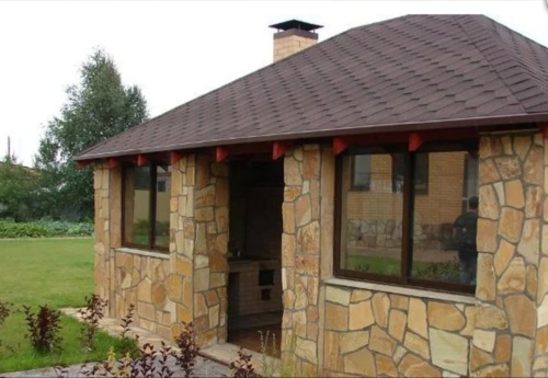 Плитняк златолит жёлтый золотистый для фасада 1,5-3см купить в Ишиме