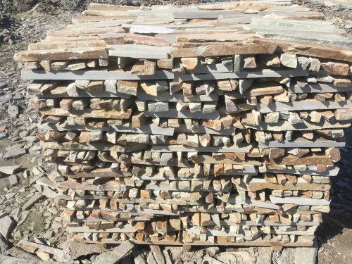 Горбушка златолит золотистый для облицовки купить в Ишиме