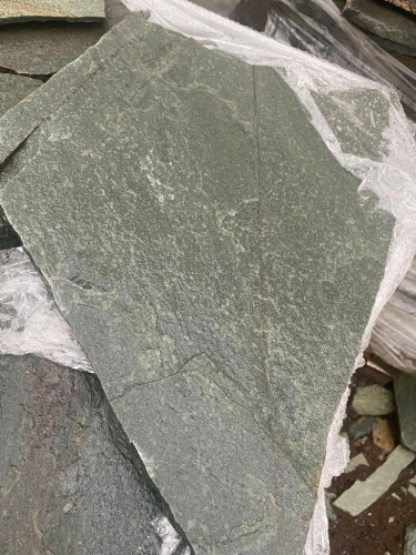 Плитняк златолит зелёный для цоколя, отмостки купить в Ишиме