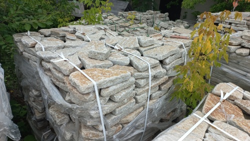 Гранитный плитняк галтованный для парковки купить в Ишиме