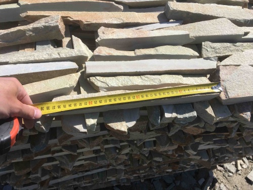 Горбушка златолит золотистый для облицовки купить в Ишиме